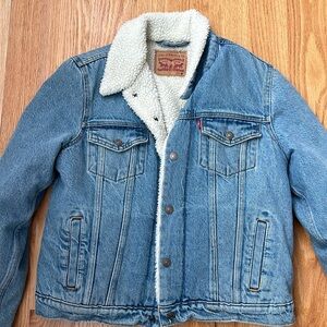Levi’s denim Sherpa jacket